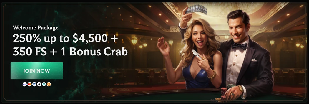 Casino welcome bonus