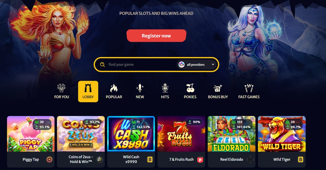 Hellspin Casino games