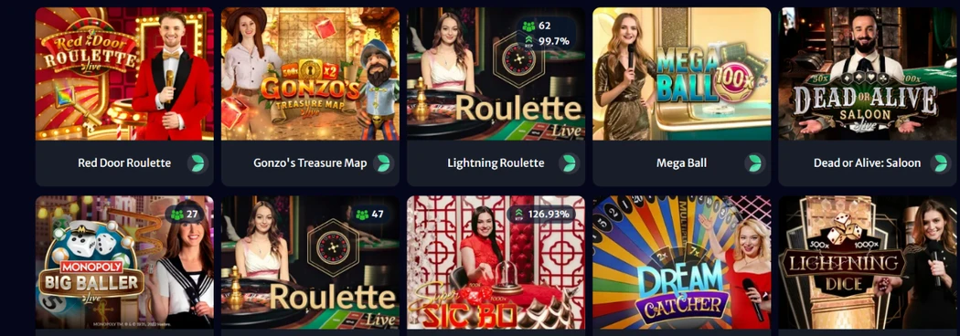 Online live casinos