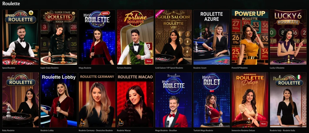 Play roulette online casinos