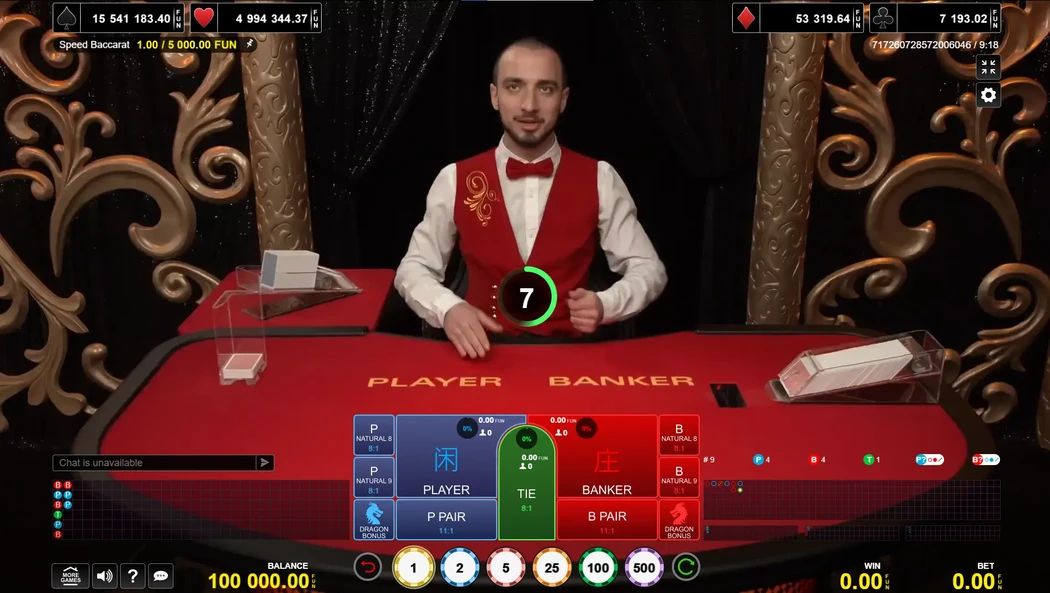 Online baccarat casino