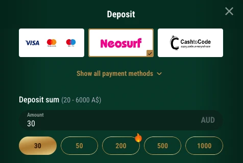 Сasinos that accept Neosurf