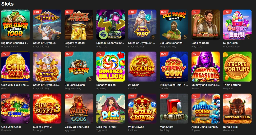 Need for Spin Casino pokies