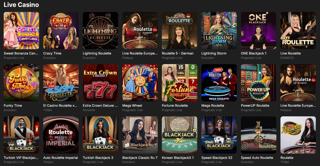 Casino Need for Spin live-games