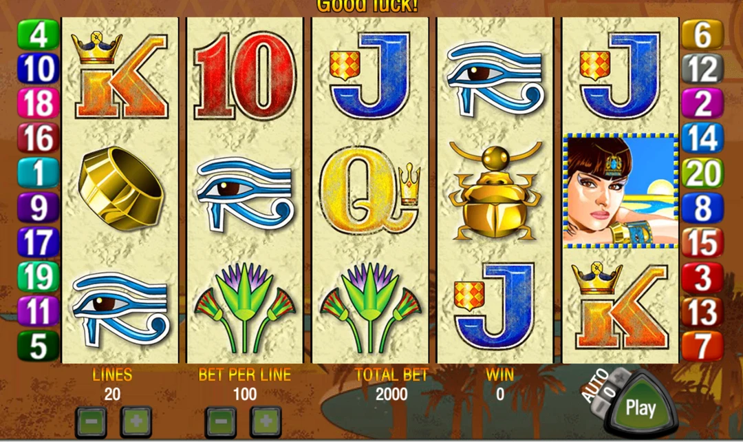 Queen of the Nile slots