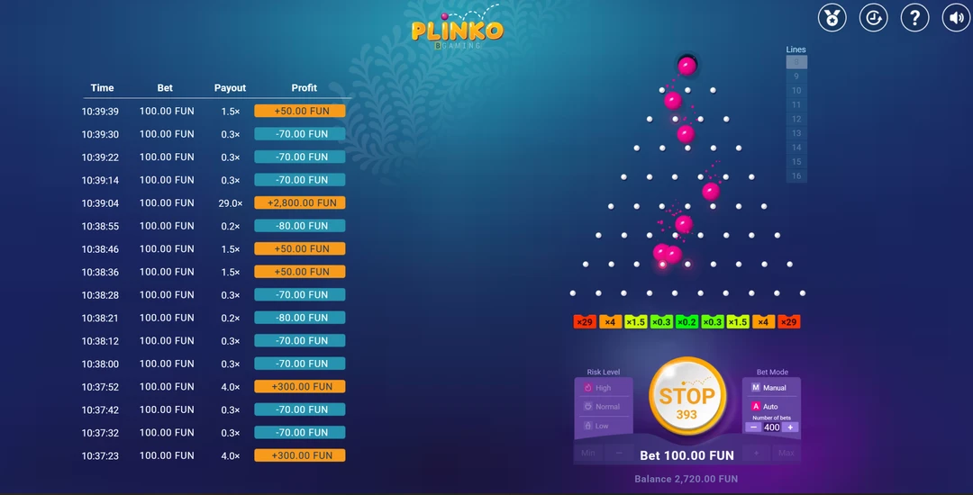 Plinko online