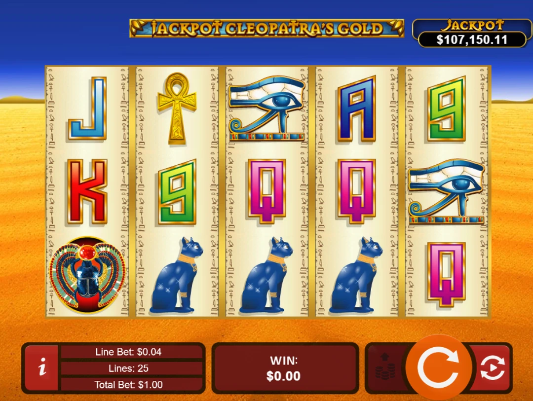 Cleopatra slot machine RTG