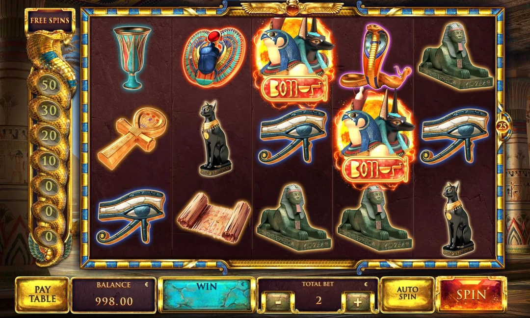 Cleopatra slot machine Red Rake Gaming