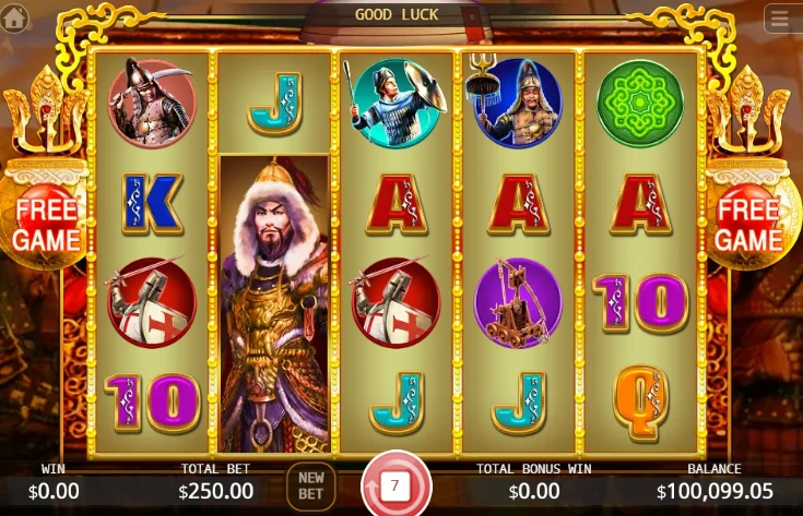 Genghis Khan pokies online