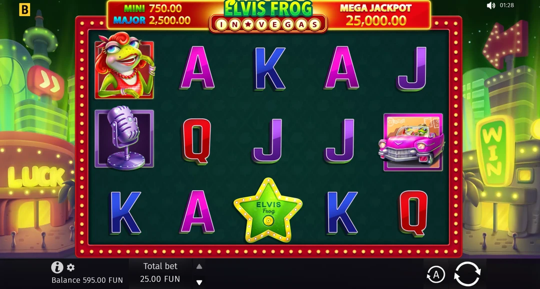 Elvus Frog in Vegas Australia